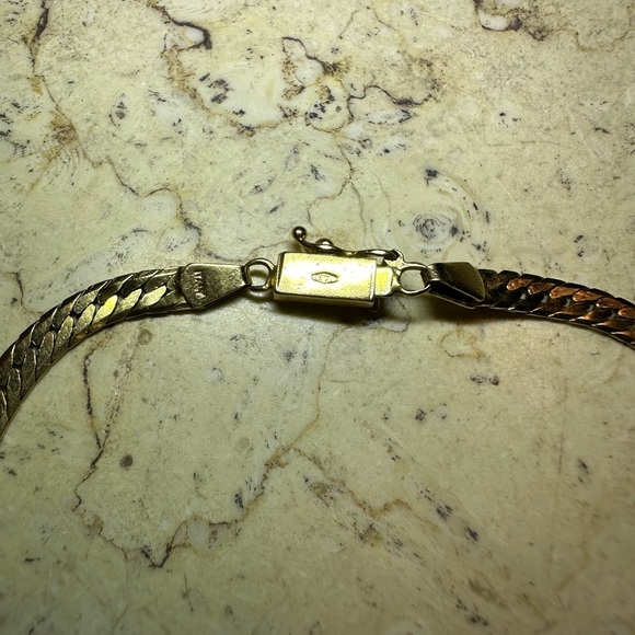 14k Herringbone Bracelet - Picture 2 of 7